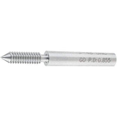 SPI - #3-48, Class 2B, 3B, Single End Plug Thread Go Gage - Steel, Size 000 Handle Not Included - A1 Tooling