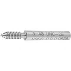 SPI - #3-48, Class 2B, Single End Plug Thread No Go Gage - Steel, Size 000 Handle Not Included - A1 Tooling