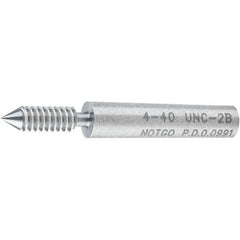 SPI - #4-40, Class 2B, Single End Plug Thread No Go Gage - Steel, Size 00 Handle Not Included - A1 Tooling