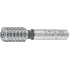 SPI - 5/16-32, Class 2B, 3B, Single End Plug Thread Go Gage - Steel, Size 1 Handle Not Included - A1 Tooling