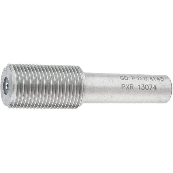 SPI - 7/16-28, Class 2B, 3B, Single End Plug Thread Go Gage - Steel, Size 2 Handle Not Included - A1 Tooling