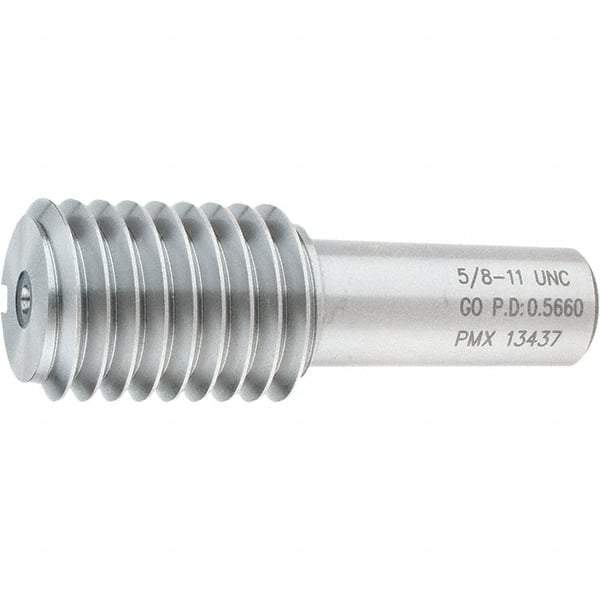 SPI - 5/8-11, Class 2B, 3B, Single End Plug Thread Go Gage - Steel, Size 3 Handle Not Included - A1 Tooling