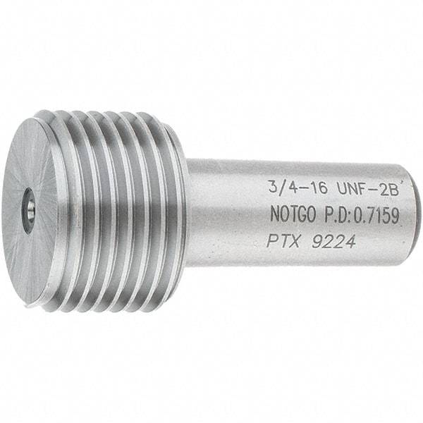 SPI - 3/4-16, Class 2B, Single End Plug Thread No Go Gage - Steel, Size 3 Handle Not Included - A1 Tooling