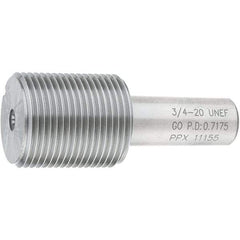 SPI - 3/4-20, Class 2B, 3B, Single End Plug Thread Go Gage - Steel, Size 3 Handle Not Included - A1 Tooling