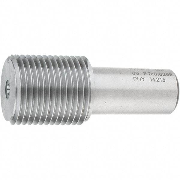 SPI - 7/8-14, Class 2B, 3B, Single End Plug Thread Go Gage - Steel, Size 4 Handle Not Included - A1 Tooling