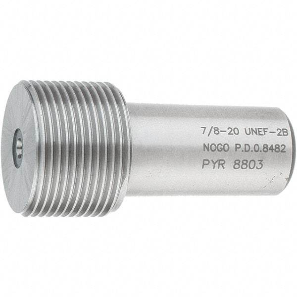 SPI - 7/8-20, Class 2B, Single End Plug Thread No Go Gage - Steel, Size 4 Handle Not Included - A1 Tooling