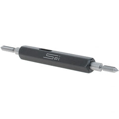 SPI - #4-48, Class 3B, Double End Plug Thread Go/No Go Gage - Steel, Size 00 Handle Included - A1 Tooling