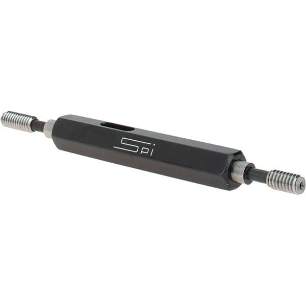 SPI - #8-32, Class 3B, Double End Plug Thread Go/No Go Gage - Steel, Size 0 Handle Included - A1 Tooling