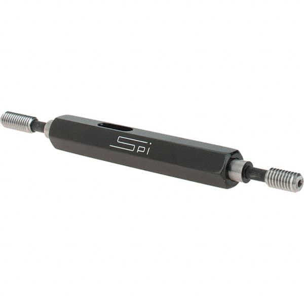 SPI - #8-36, Class 2B, Double End Plug Thread Go/No Go Gage - Steel, Size 0 Handle Included - A1 Tooling