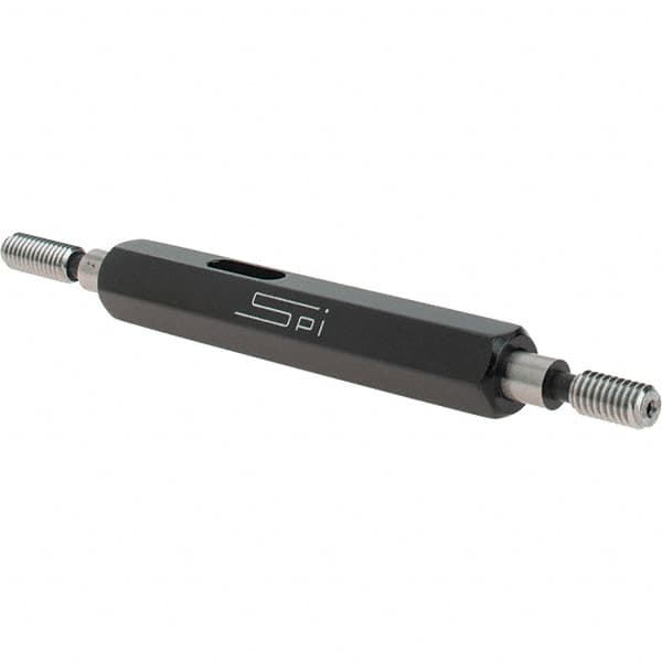 SPI - #8-36, Class 3B, Double End Plug Thread Go/No Go Gage - Steel, Size 0 Handle Included - A1 Tooling