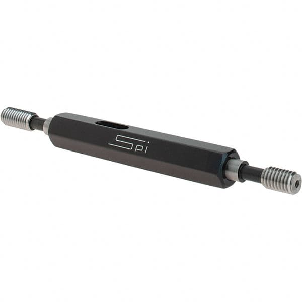 SPI - #10-32, Class 2B, Double End Plug Thread Go/No Go Gage - Steel, Size 0 Handle Included - A1 Tooling