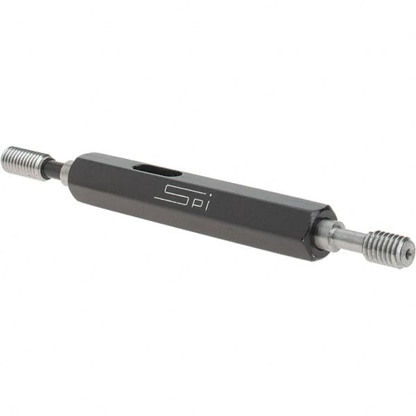 SPI - #10-32, Class 3B, Double End Plug Thread Go/No Go Gage - Steel, Size 0 Handle Included - A1 Tooling