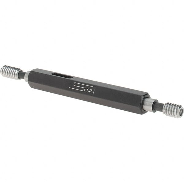 SPI - 1/4-20, Class 3B, Double End Plug Thread Go/No Go Gage - Steel, Size 1 Handle Included - A1 Tooling