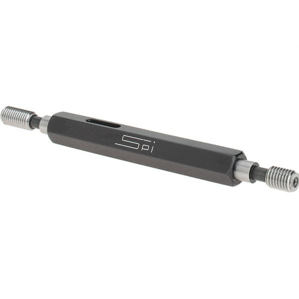 SPI - 1/4-28, Class 2B, Double End Plug Thread Go/No Go Gage - Steel, Size 1 Handle Included - A1 Tooling