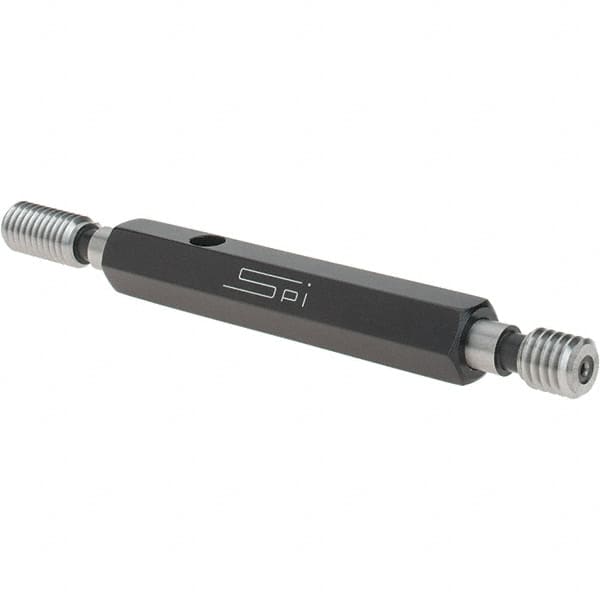 SPI - 3/8-16, Class 3B, Double End Plug Thread Go/No Go Gage - Steel, Size 2 Handle Included - A1 Tooling