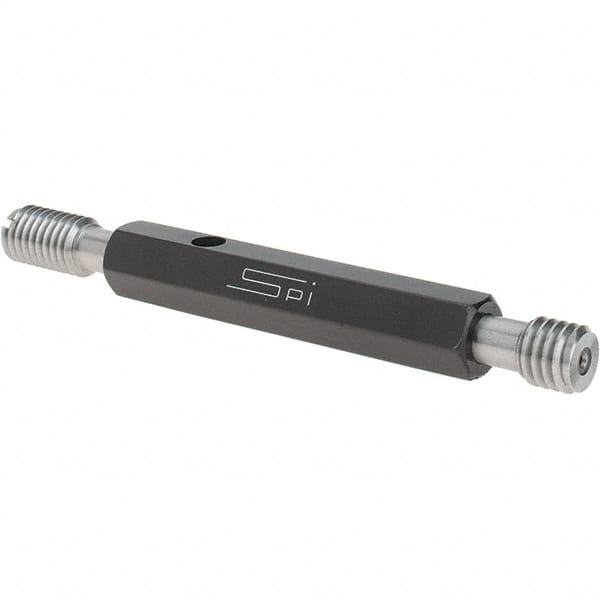 SPI - 7/16-14, Class 2B, Double End Plug Thread Go/No Go Gage - Steel, Size 2 Handle Included - A1 Tooling