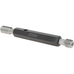 SPI - 7/16-14, Class 3B, Double End Plug Thread Go/No Go Gage - Steel, Size 2 Handle Included - A1 Tooling