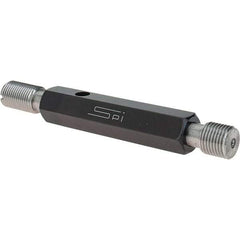 SPI - 9/16-18, Class 3B, Double End Plug Thread Go/No Go Gage - Steel, Size 3 Handle Included - A1 Tooling