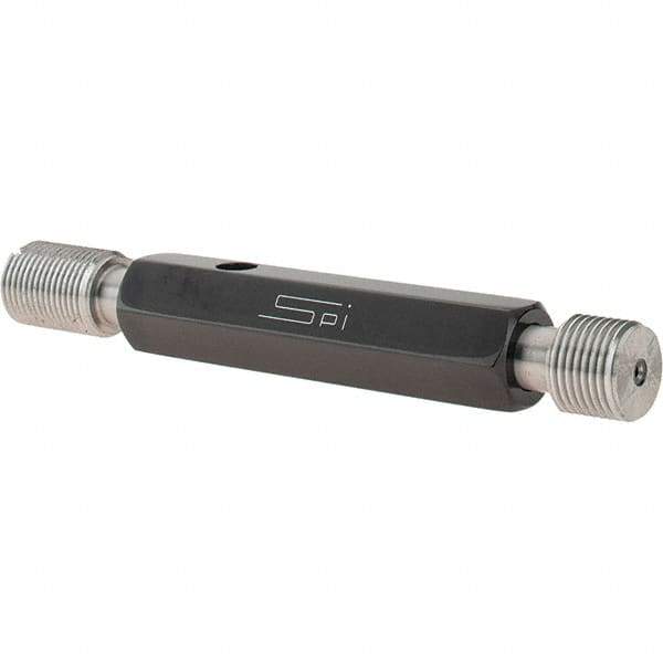 SPI - 5/8-18, Class 2B, Double End Plug Thread Go/No Go Gage - Steel, Size 3 Handle Included - A1 Tooling