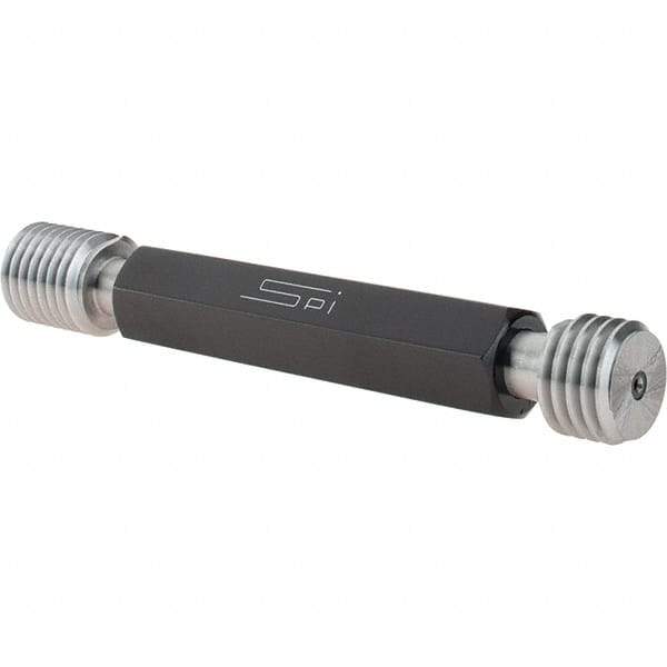 SPI - 3/4-10, Class 2B, Double End Plug Thread Go/No Go Gage - Steel, Size 3 Handle Included - A1 Tooling