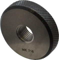 SPI - M12x1.25 Go Single Ring Thread Gage - Class 6G, Oil Hardened Nonshrinking Steel (OHNS), NPL Traceability Certification Included - A1 Tooling