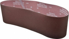 Norton - 6" Wide x 48" OAL, 80 Grit, Aluminum Oxide Abrasive Belt - Aluminum Oxide, Medium, Coated - A1 Tooling