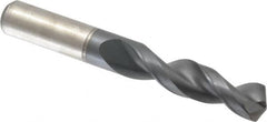 Cleveland - 1/2" 135° Parabolic Flute Cobalt Screw Machine Drill Bit - TiAlN Finish, Right Hand Cut, 2-1/4" Flute Length, 3-3/4" OAL, Split Point, Straight Shank - A1 Tooling