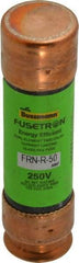 Cooper Bussmann - 125 VDC, 250 VAC, 50 Amp, Time Delay General Purpose Fuse - Fuse Holder Mount, 76.2mm OAL, 20 at DC, 200 (RMS) kA Rating, 13/16" Diam - A1 Tooling