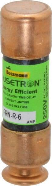 Cooper Bussmann - 125 VDC, 250 VAC, 6 Amp, Time Delay General Purpose Fuse - Fuse Holder Mount, 50.8mm OAL, 20 at DC, 200 (RMS) kA Rating, 9/16" Diam - A1 Tooling