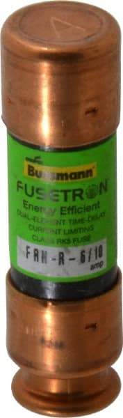 Cooper Bussmann - 125 VDC, 250 VAC, 0.6 Amp, Time Delay General Purpose Fuse - Fuse Holder Mount, 50.8mm OAL, 20 at DC, 200 (RMS) kA Rating, 9/16" Diam - A1 Tooling