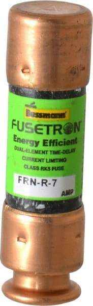 Cooper Bussmann - 125 VDC, 250 VAC, 7 Amp, Time Delay General Purpose Fuse - Fuse Holder Mount, 50.8mm OAL, 20 at DC, 200 (RMS) kA Rating, 9/16" Diam - A1 Tooling