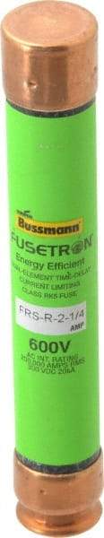 Cooper Bussmann - 300 VDC, 600 VAC, 2.25 Amp, Time Delay General Purpose Fuse - Fuse Holder Mount, 127mm OAL, 20 at DC, 200 (RMS) kA Rating, 13/16" Diam - A1 Tooling