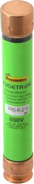 Cooper Bussmann - 300 VDC, 600 VAC, 0.2 Amp, Time Delay General Purpose Fuse - Fuse Holder Mount, 127mm OAL, 20 at DC, 200 (RMS) kA Rating, 13/16" Diam - A1 Tooling