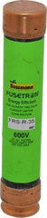 Cooper Bussmann - 250 VDC, 600 VAC, 35 Amp, Time Delay General Purpose Fuse - Fuse Holder Mount, 5-1/2" OAL, 20 at DC, 200 (RMS) kA Rating, 1-1/16" Diam - A1 Tooling