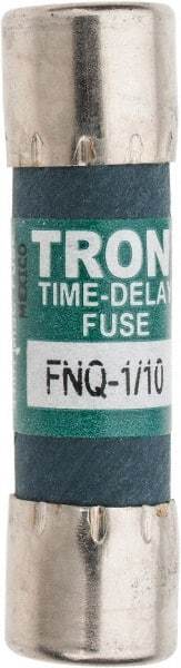 Cooper Bussmann - 500 VAC, 0.1 Amp, Time Delay General Purpose Fuse - Fuse Holder Mount, 1-1/2" OAL, 10 at AC kA Rating, 13/32" Diam - A1 Tooling