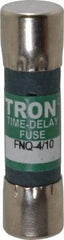 Cooper Bussmann - 500 VAC, 0.4 Amp, Time Delay General Purpose Fuse - Fuse Holder Mount, 1-1/2" OAL, 10 at AC kA Rating, 13/32" Diam - A1 Tooling