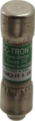 Cooper Bussmann - 300 VDC, 600 VAC, 1.13 Amp, Time Delay General Purpose Fuse - Fuse Holder Mount, 1-1/2" OAL, 200 at AC (RMS) kA Rating, 13/32" Diam - A1 Tooling