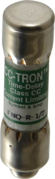 Cooper Bussmann - 300 VDC, 600 VAC, 0.5 Amp, Time Delay General Purpose Fuse - Fuse Holder Mount, 1-1/2" OAL, 200 at AC (RMS) kA Rating, 13/32" Diam - A1 Tooling