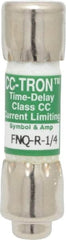 Cooper Bussmann - 300 VDC, 600 VAC, 0.25 Amp, Time Delay General Purpose Fuse - Fuse Holder Mount, 1-1/2" OAL, 200 at AC (RMS) kA Rating, 13/32" Diam - A1 Tooling