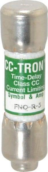 Cooper Bussmann - 300 VDC, 600 VAC, 5 Amp, Time Delay General Purpose Fuse - Fuse Holder Mount, 1-1/2" OAL, 200 at AC (RMS) kA Rating, 13/32" Diam - A1 Tooling