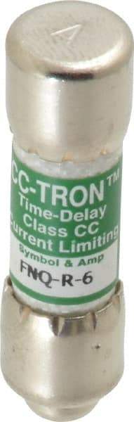 Cooper Bussmann - 300 VDC, 600 VAC, 6 Amp, Time Delay General Purpose Fuse - Fuse Holder Mount, 1-1/2" OAL, 200 at AC (RMS) kA Rating, 13/32" Diam - A1 Tooling