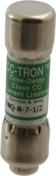 Cooper Bussmann - 300 VDC, 600 VAC, 7.5 Amp, Time Delay General Purpose Fuse - Fuse Holder Mount, 1-1/2" OAL, 200 at AC (RMS) kA Rating, 13/32" Diam - A1 Tooling