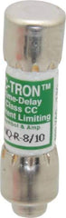 Cooper Bussmann - 300 VDC, 600 VAC, 0.8 Amp, Time Delay General Purpose Fuse - Fuse Holder Mount, 1-1/2" OAL, 200 at AC (RMS) kA Rating, 13/32" Diam - A1 Tooling