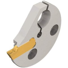 Iscar - Left Hand Cut Indexable Grooving Cartridge - GIMIY, GINI-E, GIPI, GIPI-E Insert Style - A1 Tooling