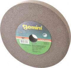 Norton - 60 Grit Aluminum Oxide Bench & Pedestal Grinding Wheel - 12" Diam x 1-1/2" Hole x 1-1/2" Thick, 2070 Max RPM, Medium Grade - A1 Tooling