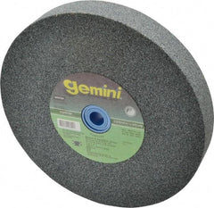 Norton - 60 Grit Silicon Carbide Bench & Pedestal Grinding Wheel - 7" Diam x 1" Hole x 1" Thick, 3600 Max RPM, Medium Grade - A1 Tooling