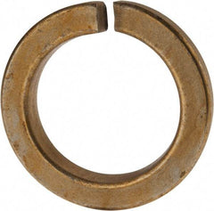 Value Collection - 2", 2.008" ID, 0.422" Thick Split Lock Washer - Grade 8 Spring Steel, Zinc Yellow Dichromate Finish, 2.008" Min ID, 2.039" Max ID, 2.936" Max OD - A1 Tooling