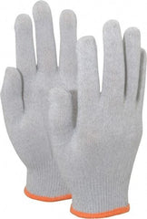 PRO-SAFE - Size M (8) Electrostatic Dissipative (ESD) Fiber Yarns General Protection Work Gloves - For Static Control, Uncoated, Knit Wrist Cuff, Full Fingered, Gray, Paired - A1 Tooling