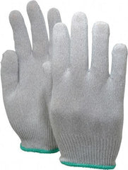 PRO-SAFE - Size S (7) Electrostatic Dissipative (ESD) Fiber Yarns General Protection Work Gloves - For Static Control, Uncoated, Knit Wrist Cuff, Full Fingered, Gray, Paired - A1 Tooling