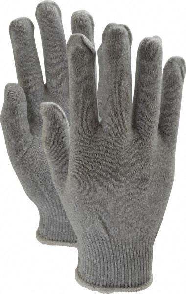 PRO-SAFE - Size 2XL (11) Electrostatic Dissipative (ESD) Fiber Yarns General Protection Work Gloves - For Static Control, Uncoated, Knit Wrist Cuff, Full Fingered, Gray, Paired - A1 Tooling